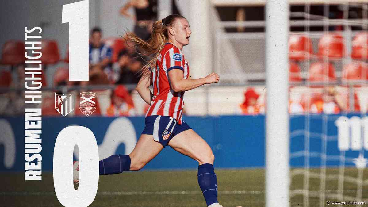 Atlético de Madrid Femenino 1-0 Logroño United | ⚽️ Allegra | RESUMEN - Liga F, J4