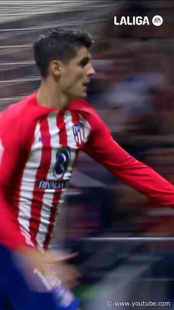 Un doblete de derbi icónico de Álvaro Morata 🔥