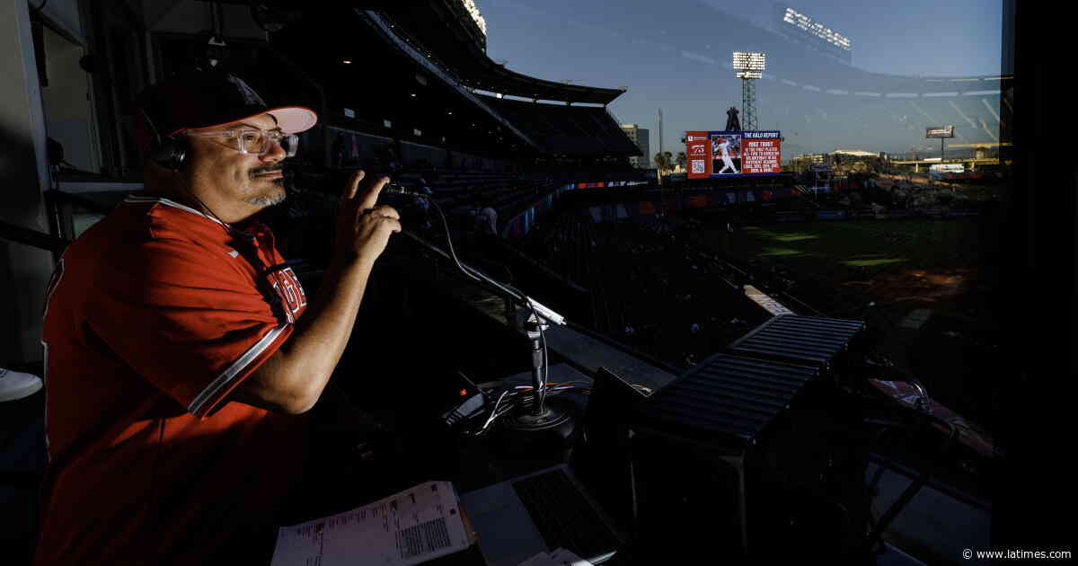 'I try to bring the energy.' Michael Araujo living his dream as the voice of Angel Stadium