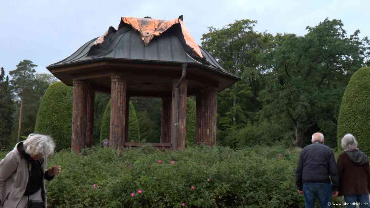 Kupferdach aufgerissen: Diebe zerstören 100 Jahre altes „Juwel im Volkspark“