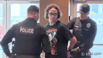 Man arrested in alleged California theater pepper-spray incident gets online support