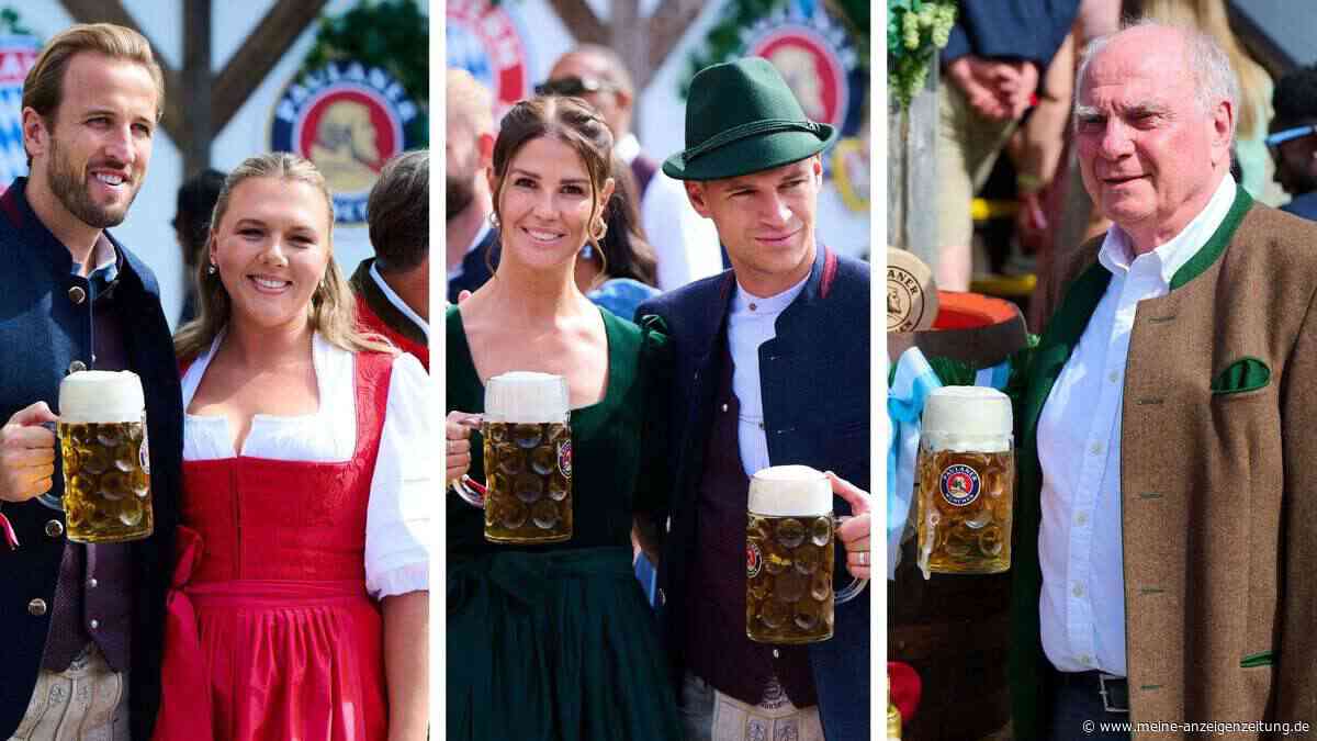 Feierstimmung nach Kantersieg: Der offizielle Bayern-Auftritt auf der Wiesn 2026