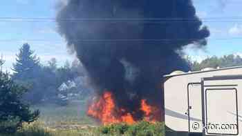 F-16 fighter jet crashes in northern Michigan