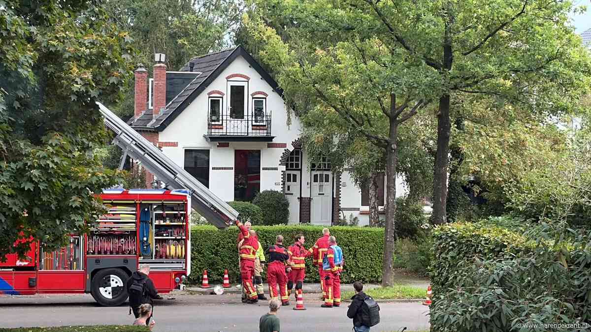Schoorsteenbrand in Haren