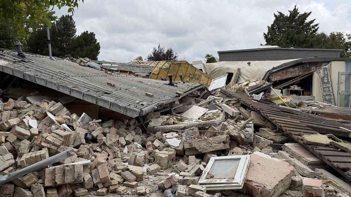 "Die Druckwelle war heftig": Explosion legt Wolfsburger Kita in Trümmer