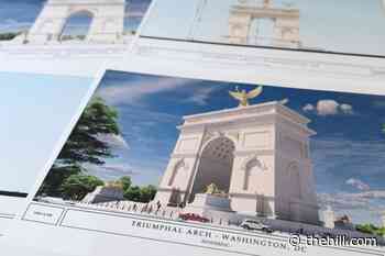 Trump says triumphal arch to be used for snipers, drones