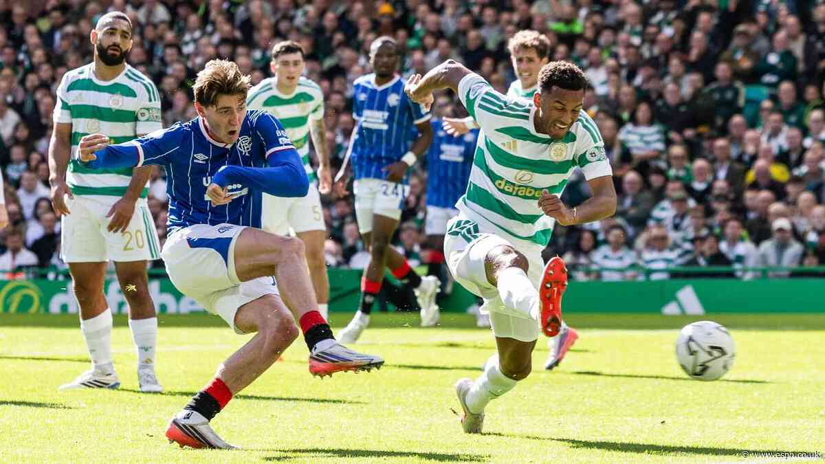 Rangers' Naderi downs Celtic in Old Firm Derby