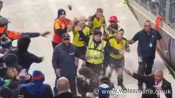 Top rugby match ends in ugly scenes as referee attacked and security intervene