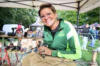 Holz trifft Stein: Live-Kunst und Speedcarving-Meisterschaft in Jahnsdorf