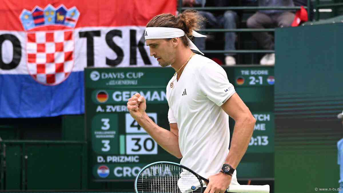 Super-Duo mit wichtigem Punkt: Zverev führt deutsches Team in Davis-Cup-Finalrunde