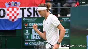 Super-Duo mit wichtigem Punkt: Zverev führt deutsches Team in Davis-Cup-Finalrunde
