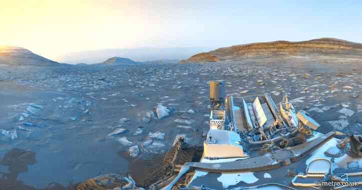 Nasa releases panoramic images revealing what a day on Mars looks like