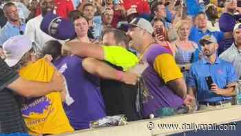 Police brawl with LSU fans in the stands as heated clash with Ole Miss spills over