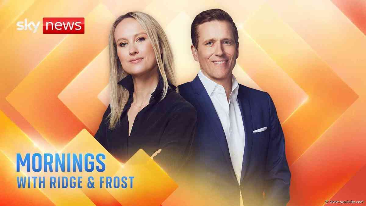Mornings with Ridge and Frost | Monday 21 September 2026