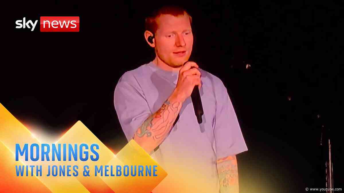 Ed Sheeran apologises after Macklemore sacking over Palestine comments | Mornings