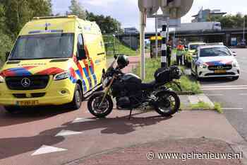 Motorrijder gewond na botsing met achteropkomende motor