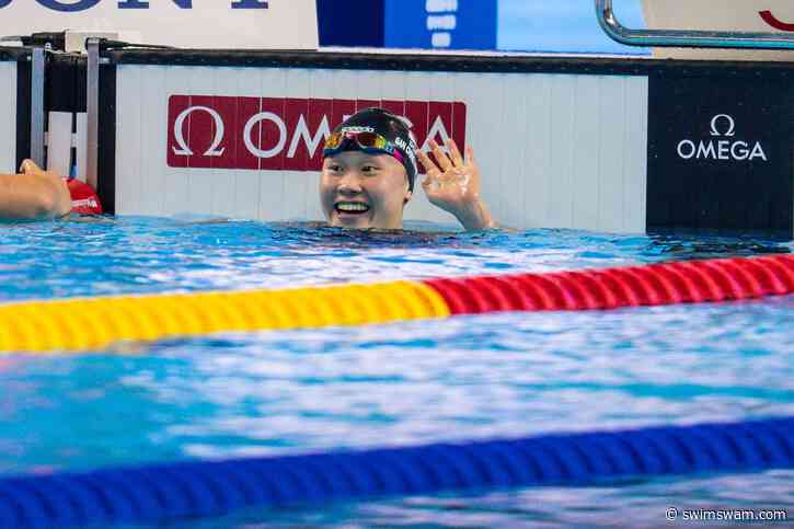 Ching Hwee Gan Posts Singaporean Record On Her Way To 1500 Free Silver At Asian Games