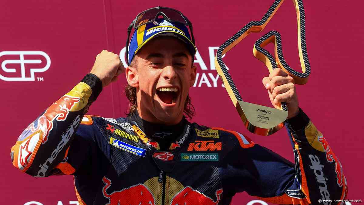 Motorcoureur Acosta wint in Oostenrijk eerste race in MotoGP