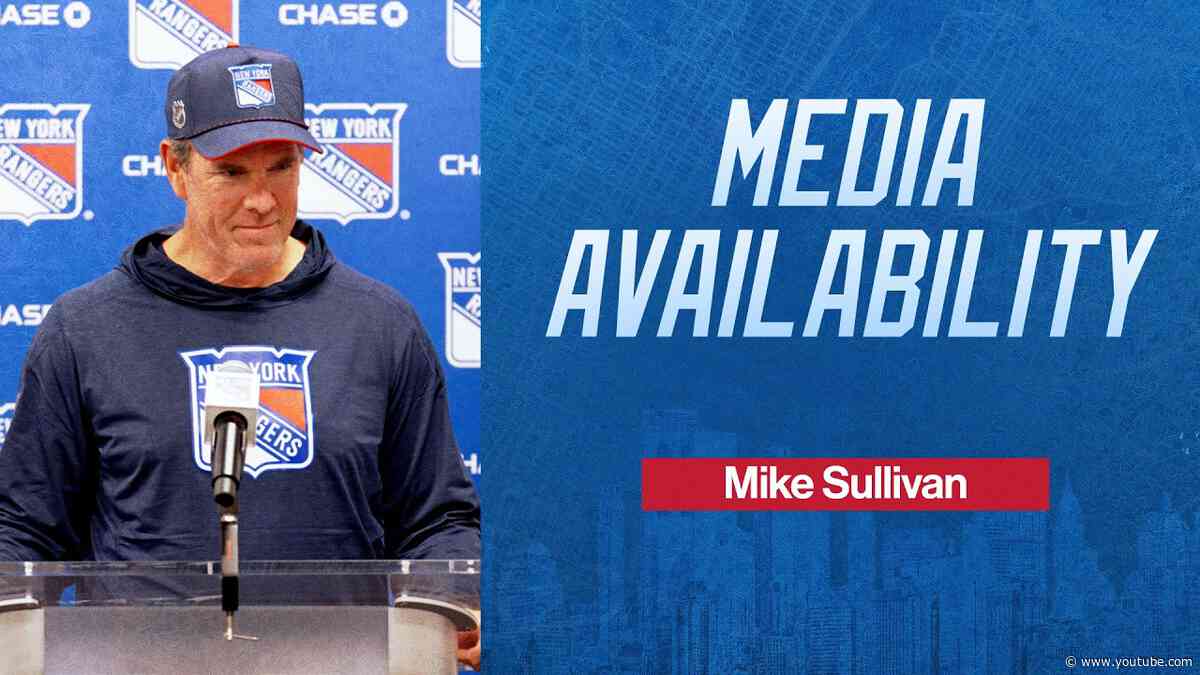 NYR Training Camp: Mike Sullivan Media Availability | September 19, 2026
