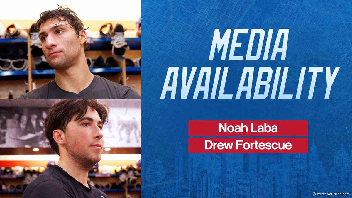 NYR Training Camp: Noah Laba and Drew Fortescue Media Availability | September 19, 2026