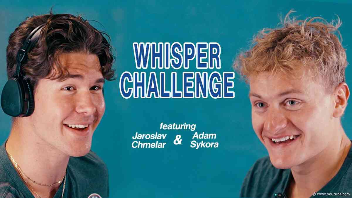Whisper Challenge with Adam Sykora and Jaroslav Chmelar | New York Rangers