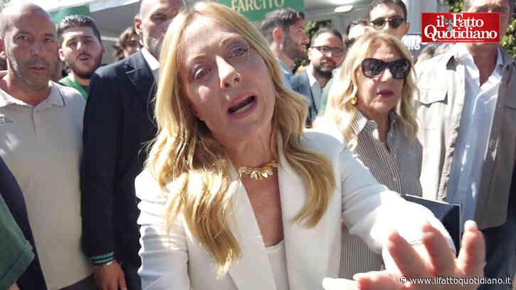 Meloni ai giornalisti: “Non voglio parlare con voi”