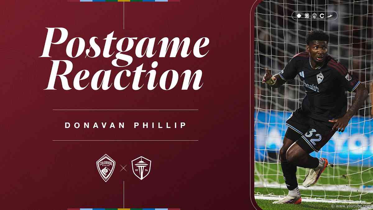 Postgame Reaction | Donavan Phillip on scoring first MLS goal, confidence built