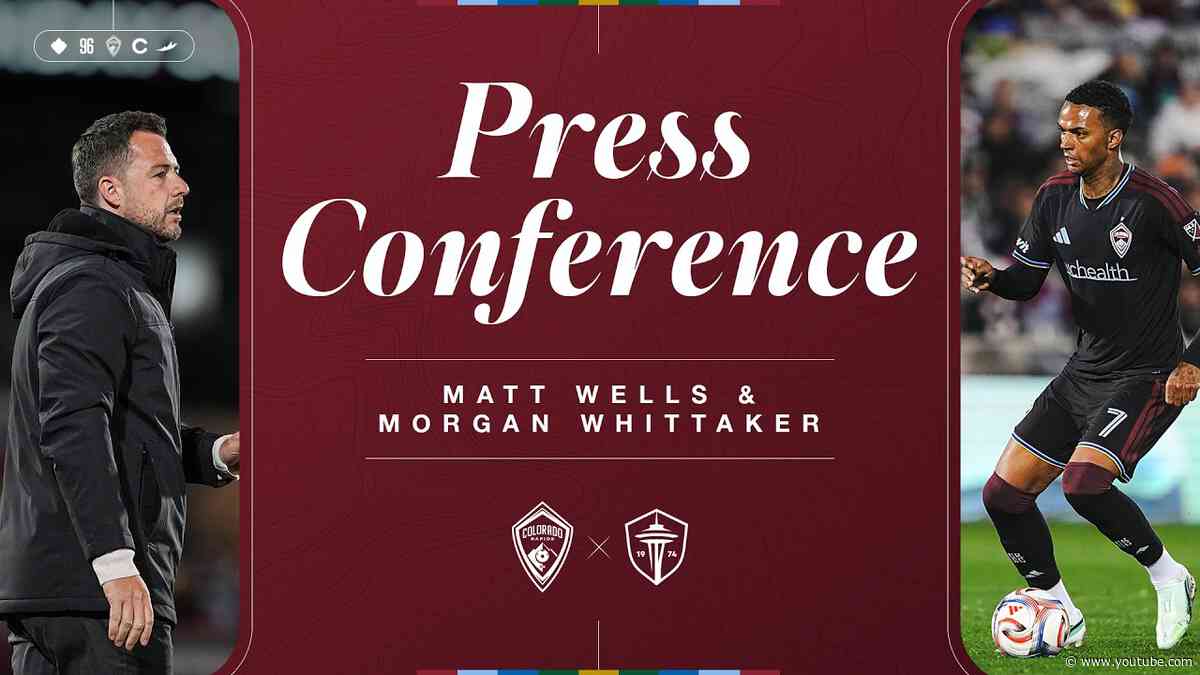 Postgame Press Conference: Colorado Rapids vs Seattle Sounders