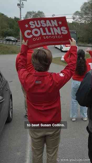 Maine Democrat faces fierce competition in GOP Sen. Susan Collins