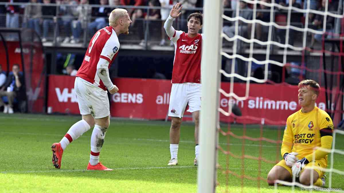 AZ herovert via minimale zege op Telstar koppositie in de Eredivisie