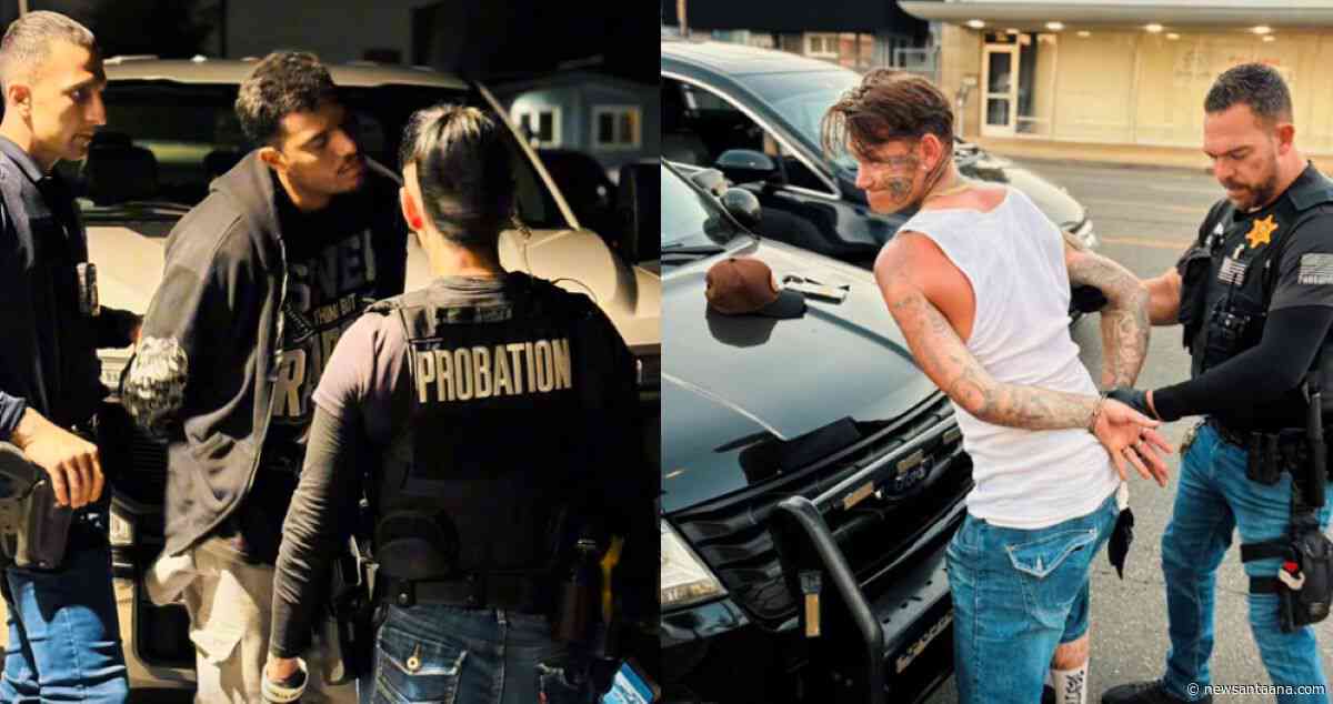 Santa Ana PD and OC Probation arrest seven in AB 109 sweep targeting warrants and drug crimes