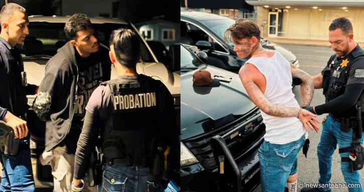 Santa Ana PD and OC Probation arrest seven in AB 109 sweep targeting warrants and drug crimes