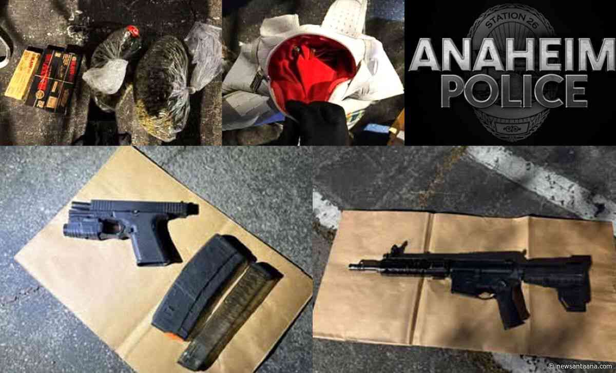 Two alleged firearms sales suspects arrested by Anaheim gang detectives; drugs and ammo seized
