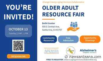 Older Adult Resource Fair Coming to Santa Ana on Oct. 13