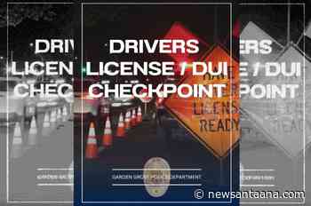 CDL and DUI Checkpoint set for tonight in west OC