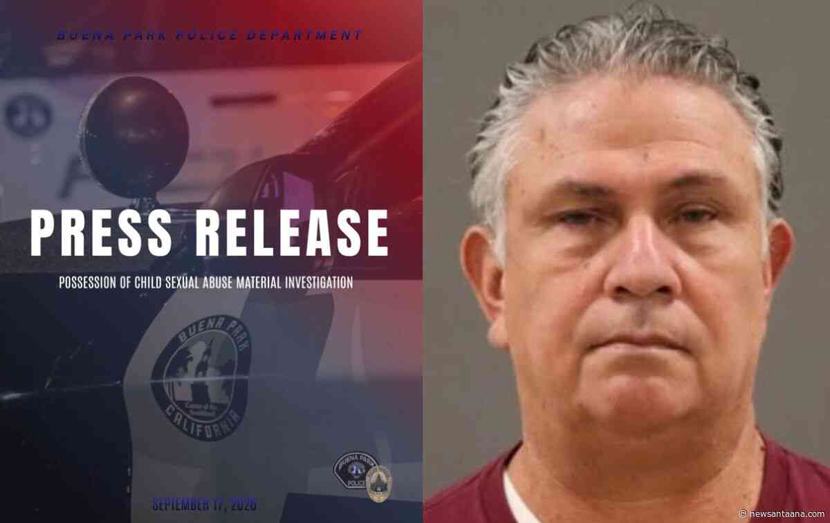 Teacher arrested for possessing child sexual abuse material, in north OC