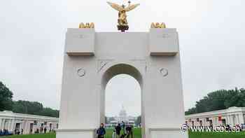 Trump says proposed triumphal arch near White House would house drones, snipers