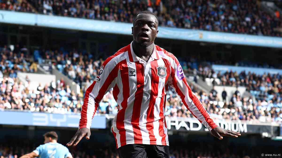 Hattrick Brobbey niet voldoende voor zege Sunderland in spektakelstuk bij City
