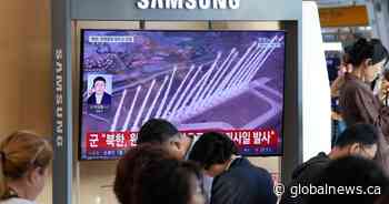 North Korea launches 2 ballistic missiles toward sea, South Korea says