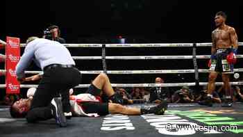 Marcial scores knockout over Huerta in pro fight