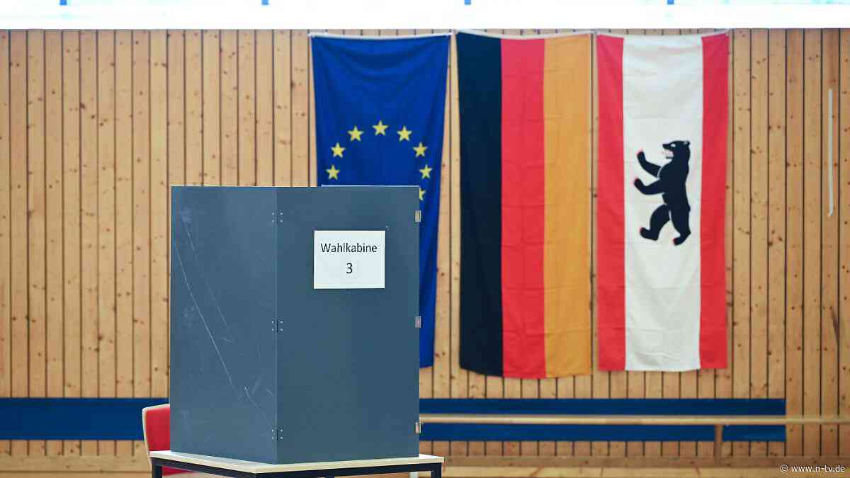 Polizei bisher "sehr zufrieden": In Berlin zeichnet sich deutlich höhere Wahlbeteiligung ab als 2023