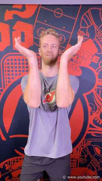 C’mon. It’s just clapping. #shorts #clap #njdevils #hockey #nicohischier #dougiehamilton #mediaday