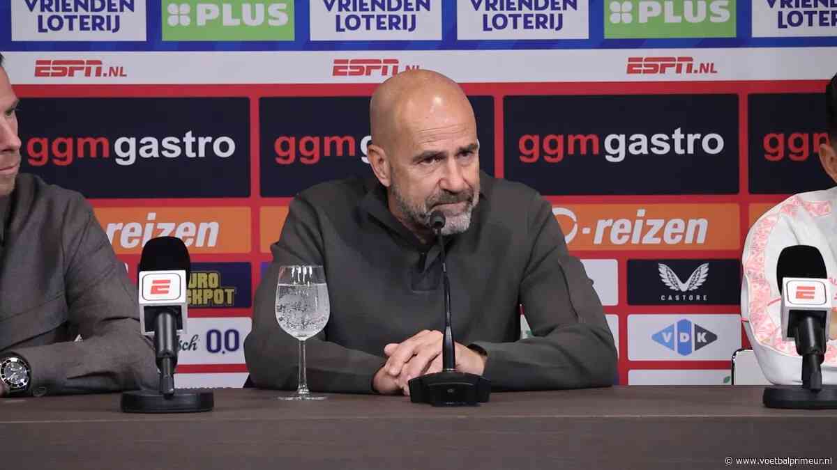Bosz analyseert verliespartij PSV tegen FC Twente: 'Een wisselende wedstrijd'