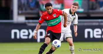 NEC heeft handen vol aan Go Ahead Eagles, dat aast op voorsprong