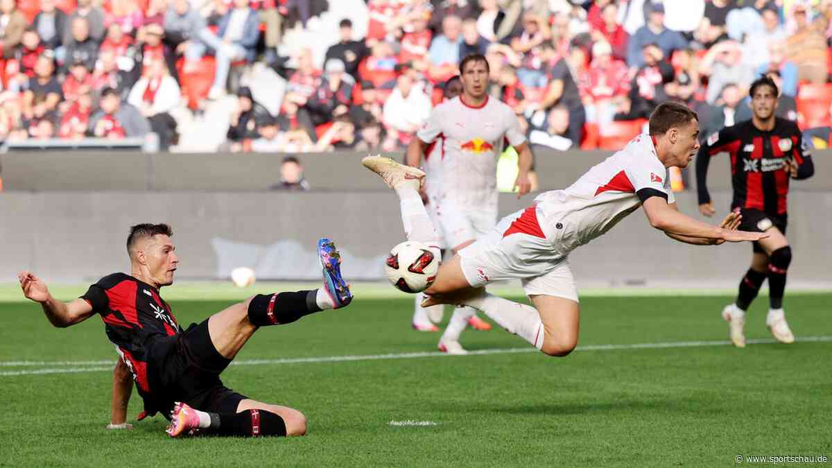 Gegen RB Leipzig: Bayer Leverkusen kommt dank Schick-Traumtor ins Rollen
