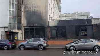 Residents near fire-hit Grand Burstin Hotel in Folkestone evacuated over safety fears