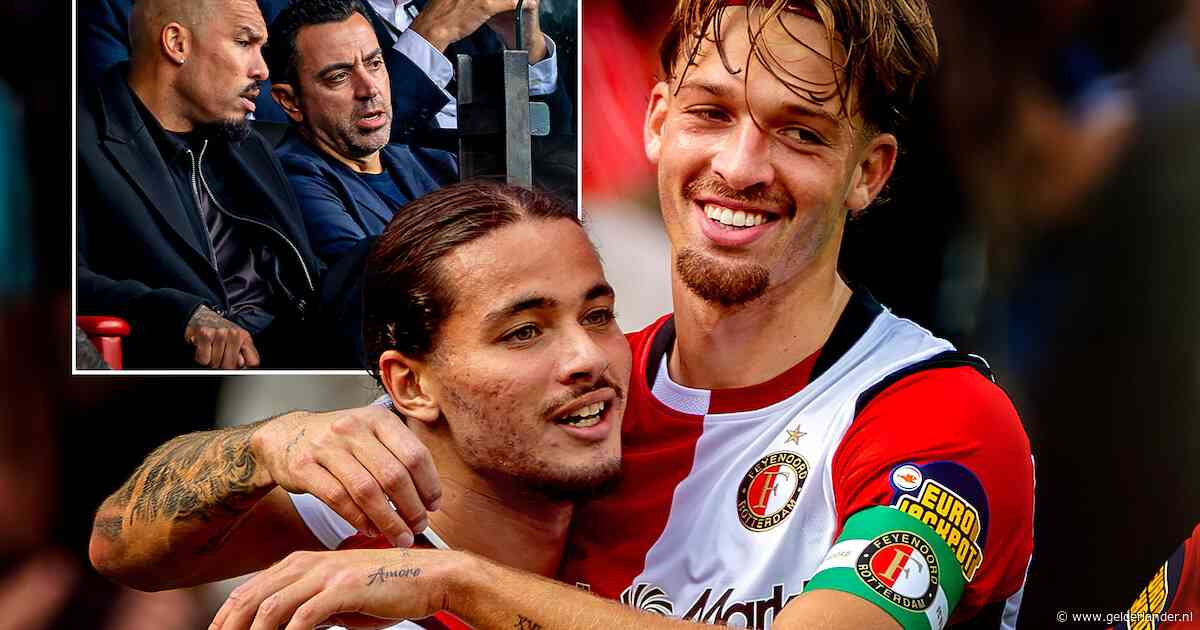 Xavi ziet met eigen ogen dat Luciano Valente in bloedvorm is bij swingend Feyenoord