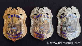 Calif. firefighters carry lost town landmark on new badges