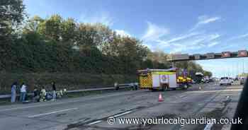 Drink-drive arrest after multi-vehicle M25 crash as another person taken to hospital