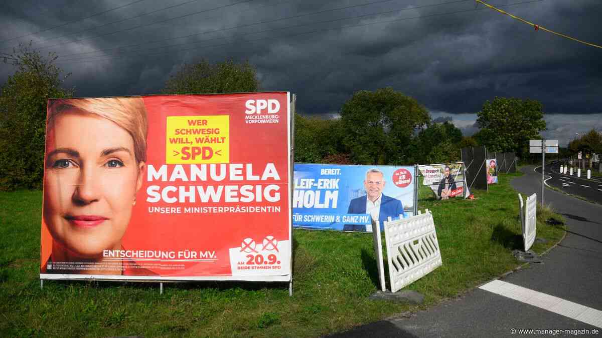 AfD wird laut Prognosen stärkste Kraft, CDU stürzt ab